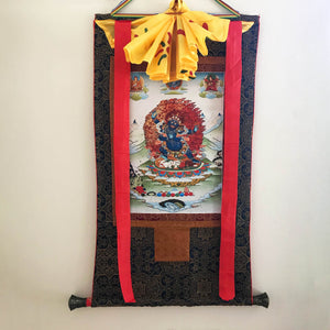 Vajrapani Framed Thangka (Bhutadharma)