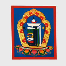 Load image into Gallery viewer, Kalachakra Ten-Fold Powerful Symbol Thangka