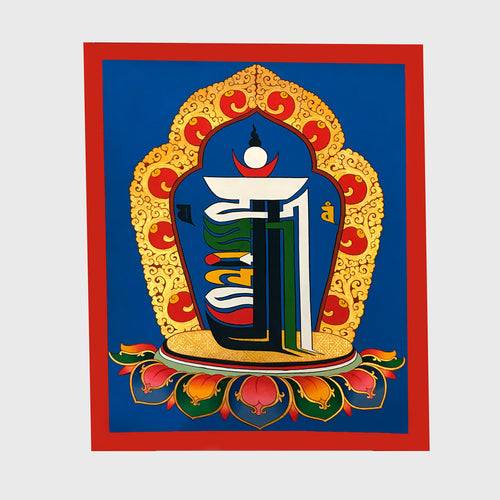 Kalachakra Ten-Fold Powerful Symbol Thangka