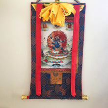 Load image into Gallery viewer, Vajrapani Framed Thangka (Bhutadharma)