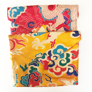 Dragon Brocade Book Bag Cover