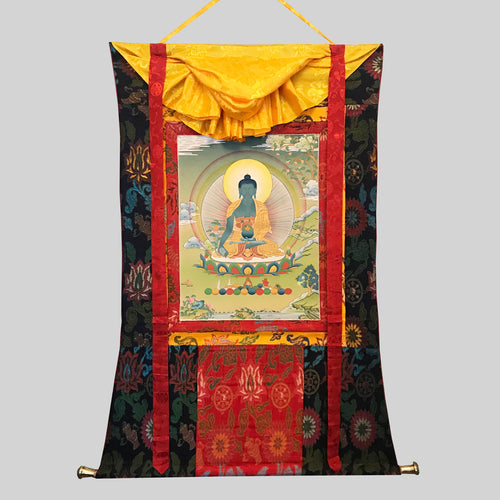 Hand-painted Medicine Buddha Thangka