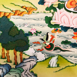 Hand-painted Vajrasattva Thangka
