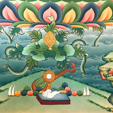 Cargar imagen en el visor de la galería, Hand-painted White Tara Thangka