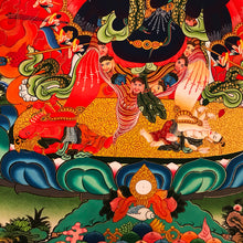 Load image into Gallery viewer, Hand-painted Vajra Vega Thangka (Wrathful Kalachakra)