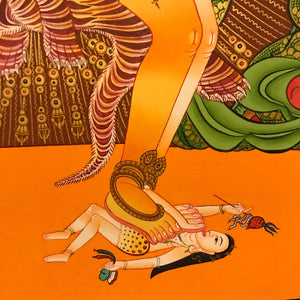 Hand-painted Innate Kalachakra Thangka