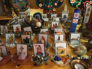 21 Taras Wishfulfilling Vase Puja Cards (Drolmi Kazug)