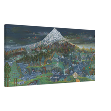 Cargar imagen en el visor de la galería, Vision of the Pure Realm of Northern Shambhala - Canvas